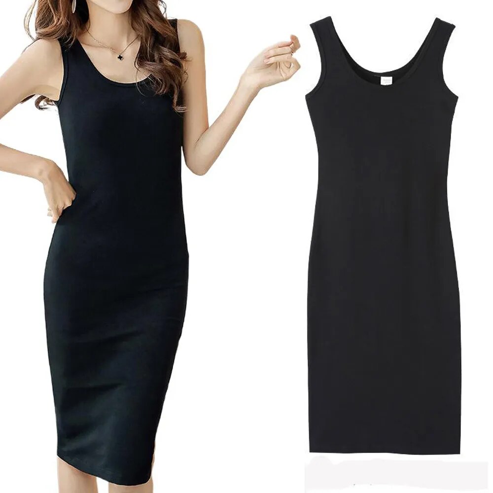 Sleeveless T-shirt Dress