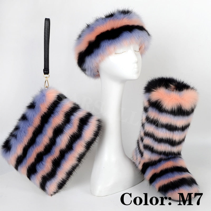 Plush Perfection Snow Boot Set 3pc