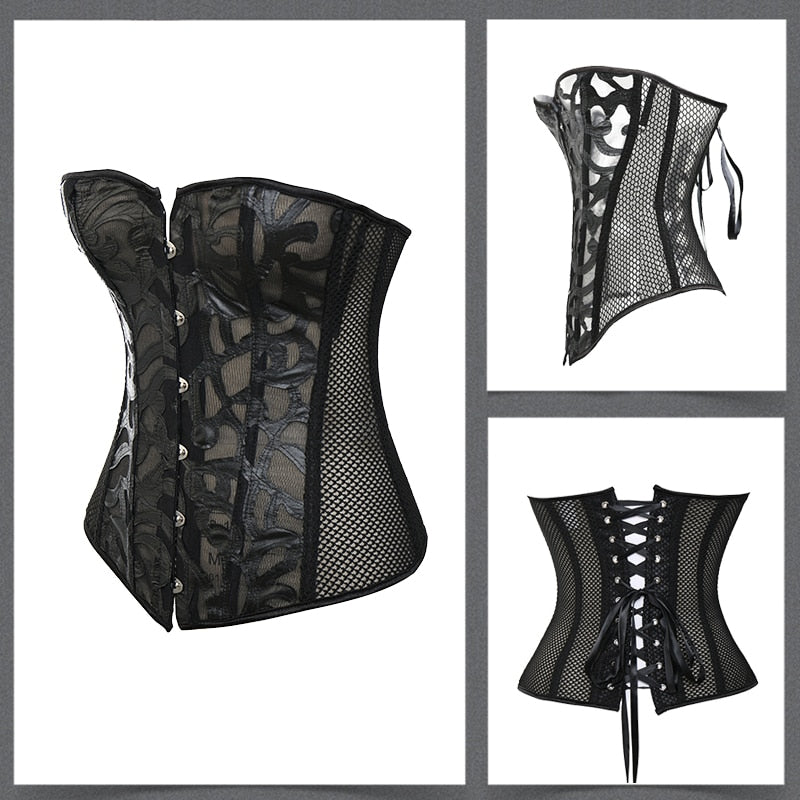 Miss Moly Sexy Corset Hollow Out Lace