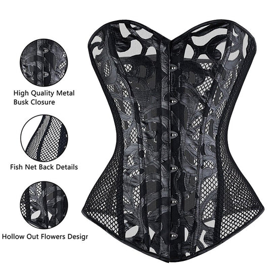 Miss Moly Sexy Corset Hollow Out Lace