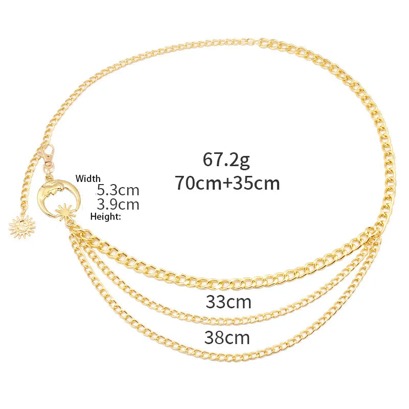 Women Waist Chain Belt