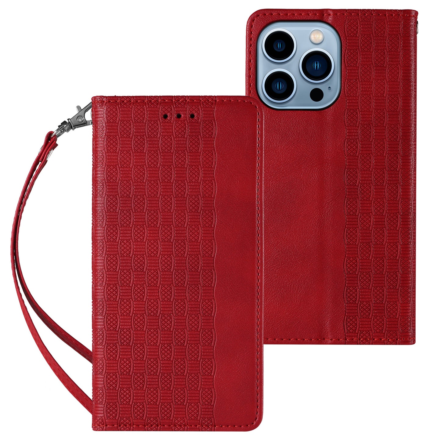 Embossed Leather Case Phone Case Flip Type