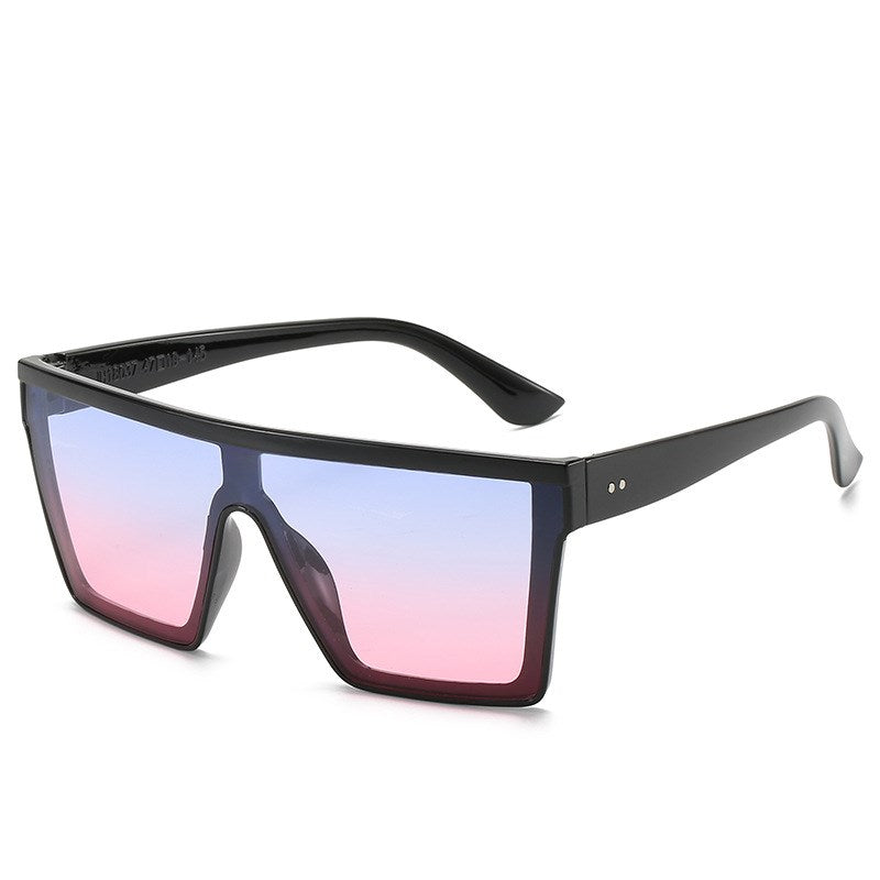 Bright black fashionable sunglasses