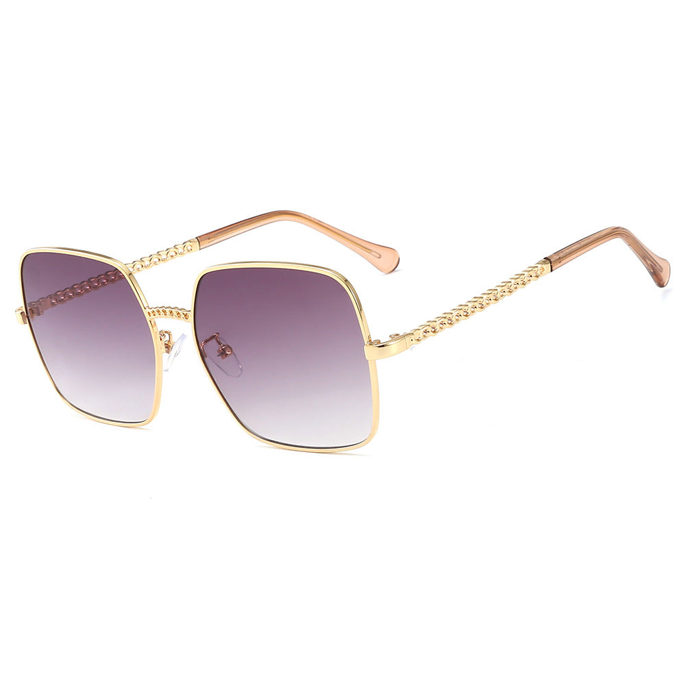 Xiaoxiang metal sunglasses