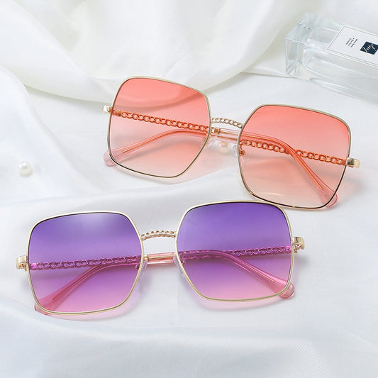 Xiaoxiang metal sunglasses