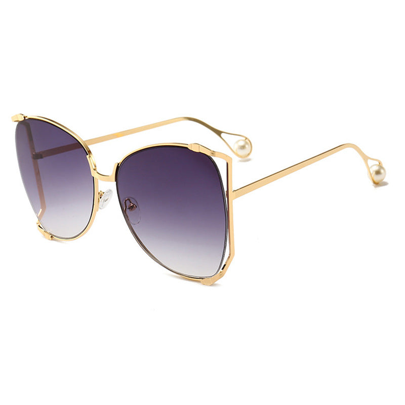 Metal cutout sunglasses