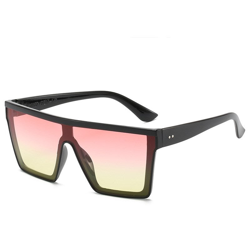 Bright black fashionable sunglasses