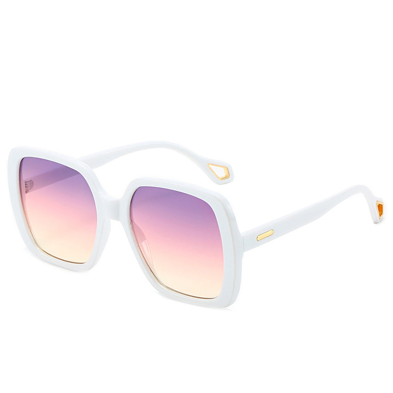 Fashion Square Frame Retro Ladies Sunglasses