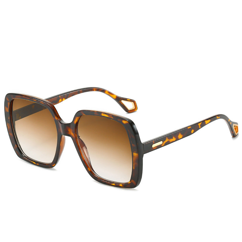 Fashion Square Frame Retro Ladies Sunglasses