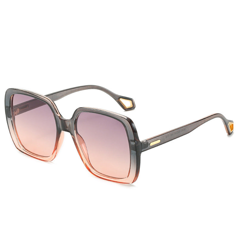 Fashion Square Frame Retro Ladies Sunglasses