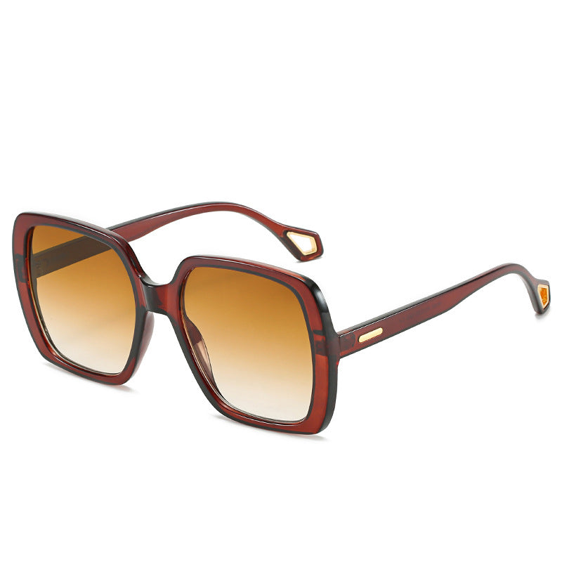 Fashion Square Frame Retro Ladies Sunglasses