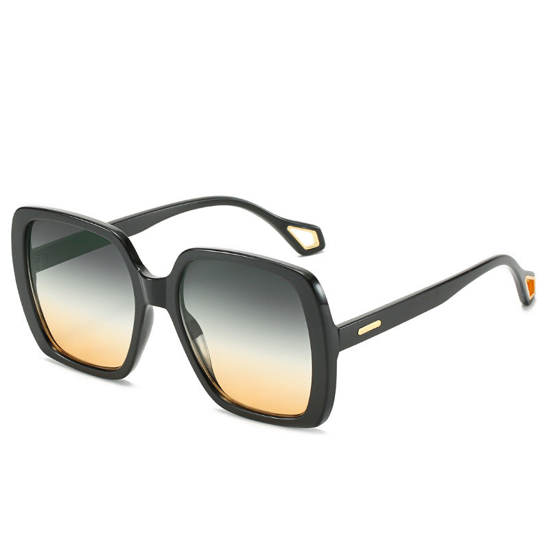 Fashion Square Frame Retro Ladies Sunglasses