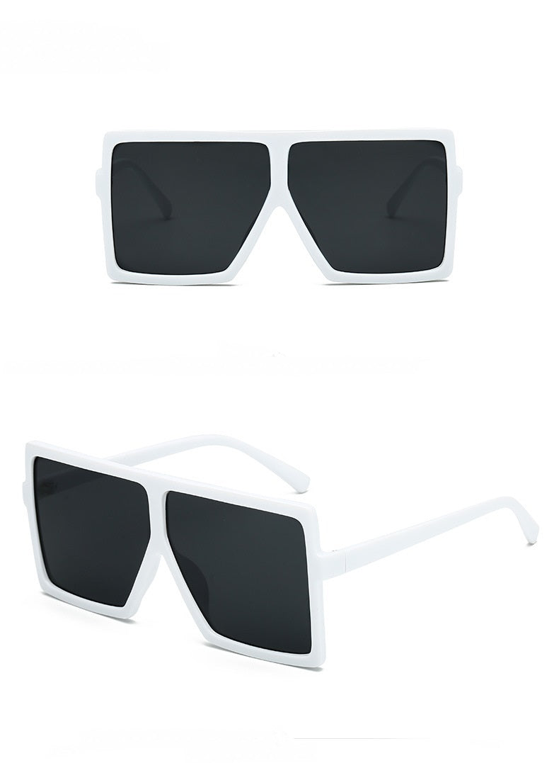 European And American Style Square Sunglasses Square Retro Sunglasses