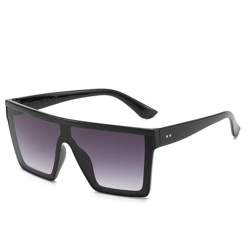 Bright black fashionable sunglasses