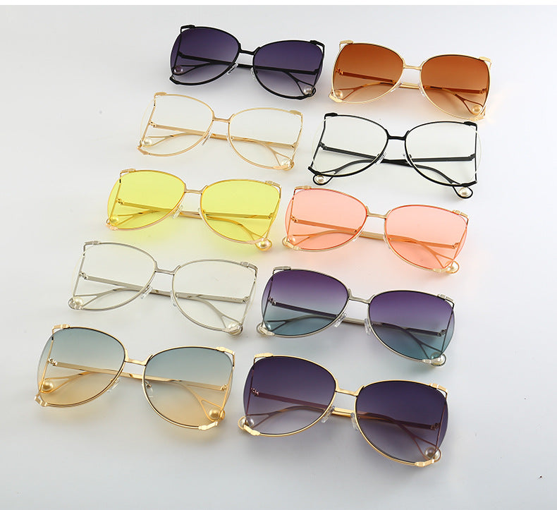 Metal cutout sunglasses