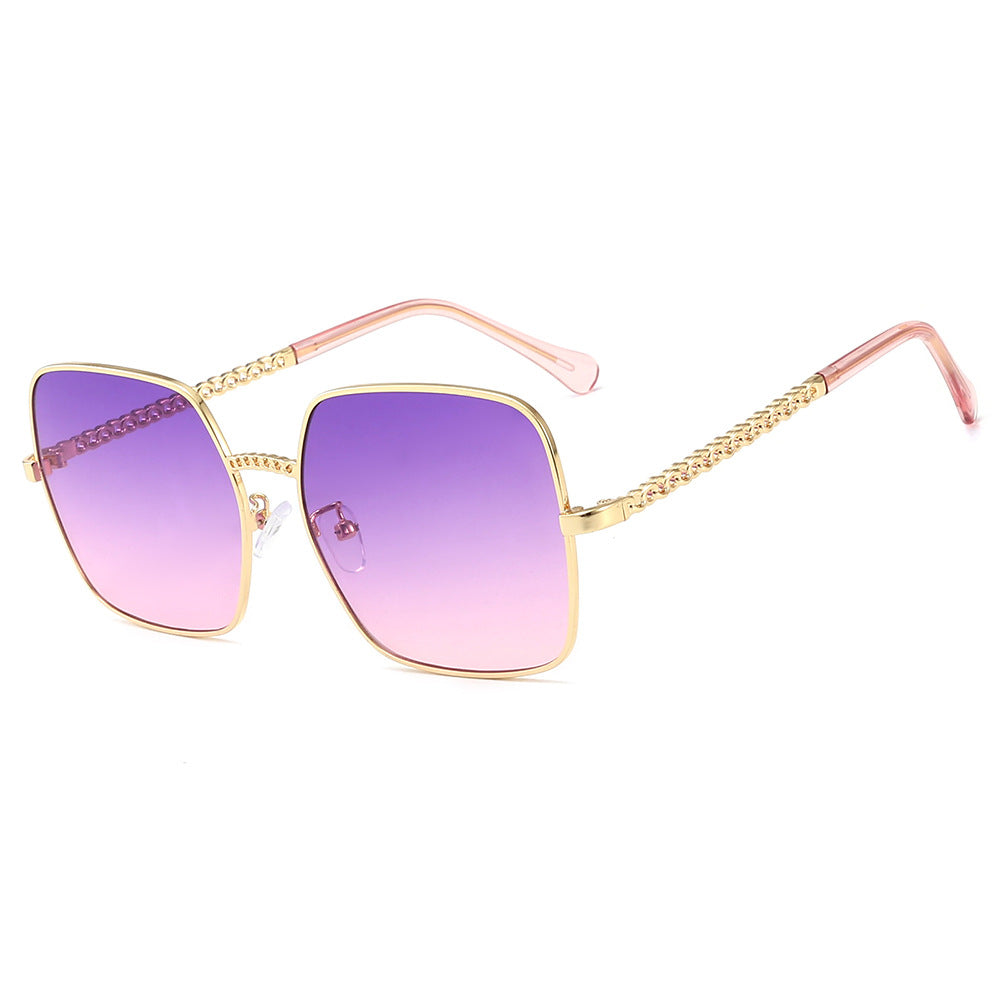 Xiaoxiang metal sunglasses