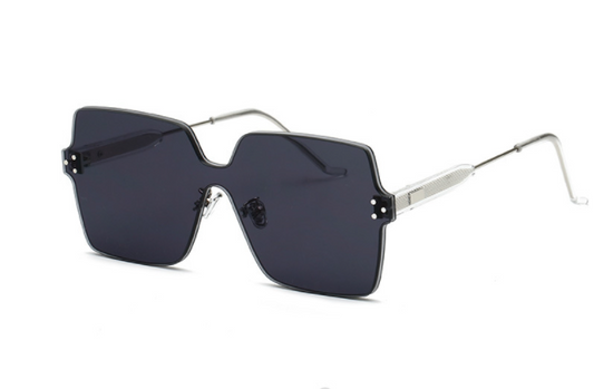 New Catwalk Style Rimless Sunglasses Ladies Sunglasses Marine Candy Color