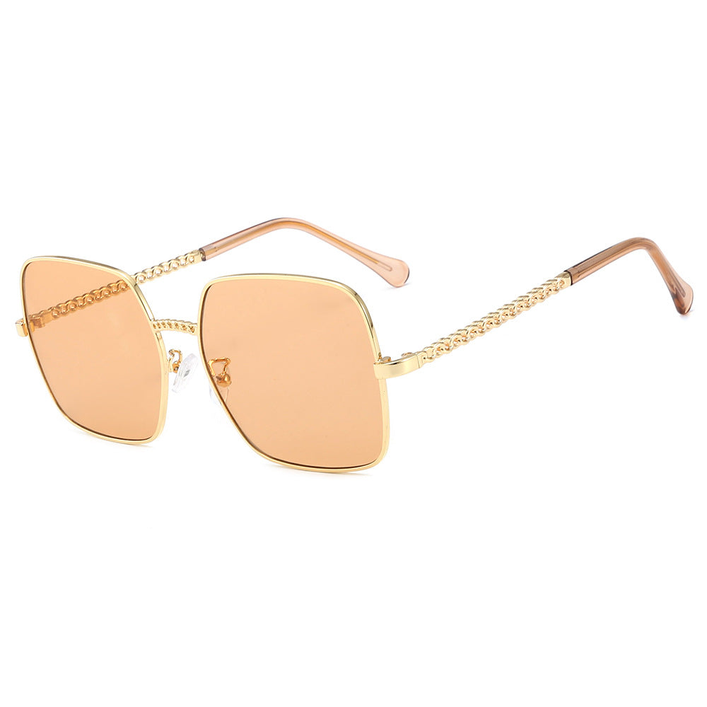 Xiaoxiang metal sunglasses