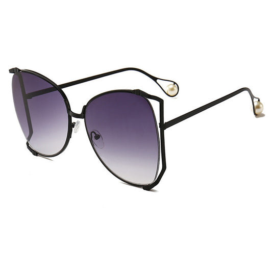 Metal cutout sunglasses