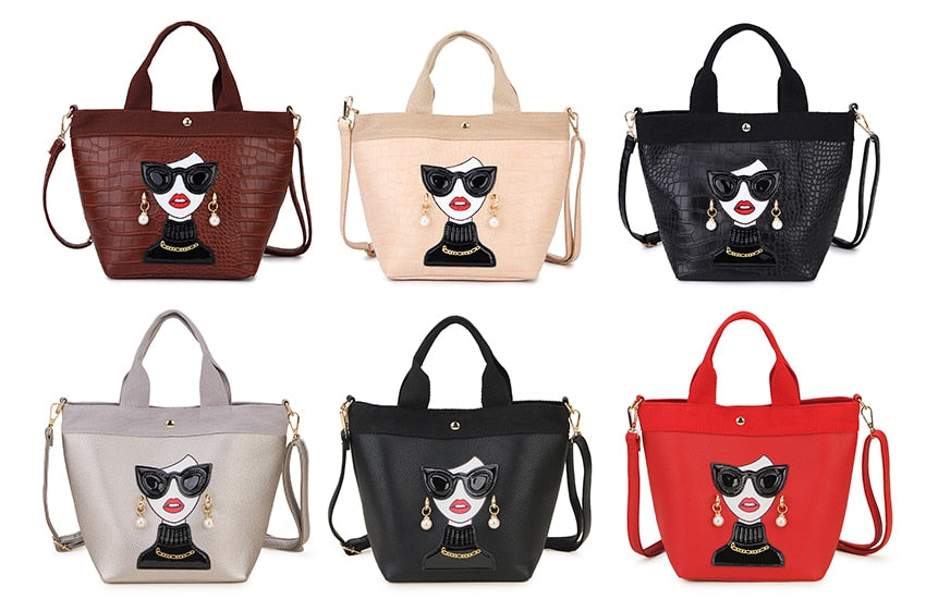 Stone Pattern Women's Purses and Handbags Top-Handle Bag Female Totes Crossbody Shoulder Bag Ladies Casual Messenger Bag 2021