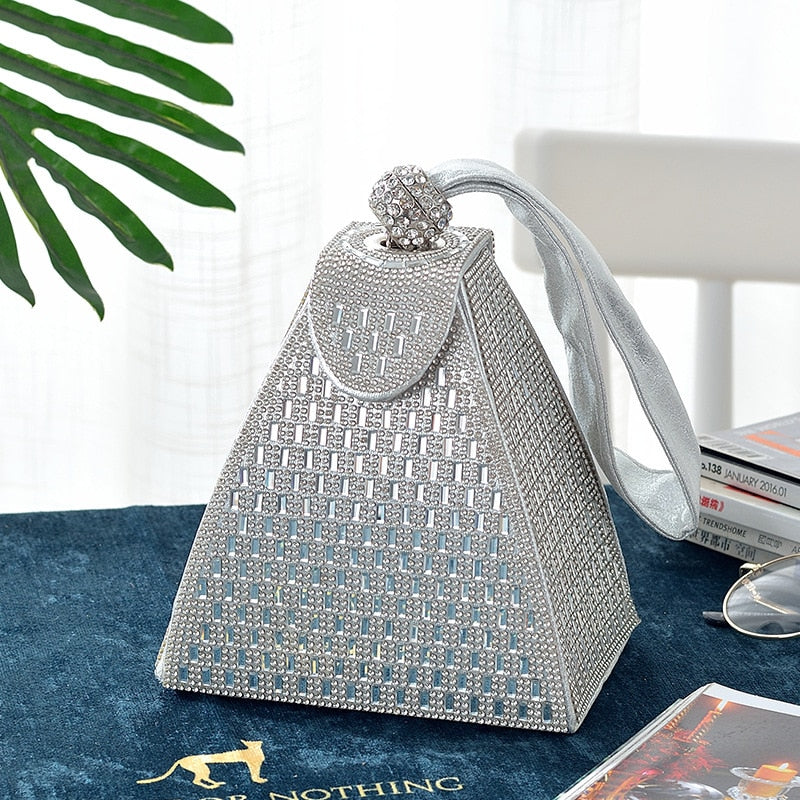 Hand Bag Diamond Clutch Bag