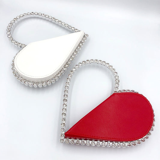 Diamond Heart Evening Clutch