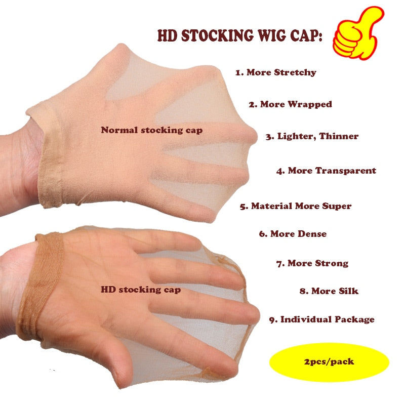 Hd Wig Caps Durable Stocking Cap Stretch Wig Net