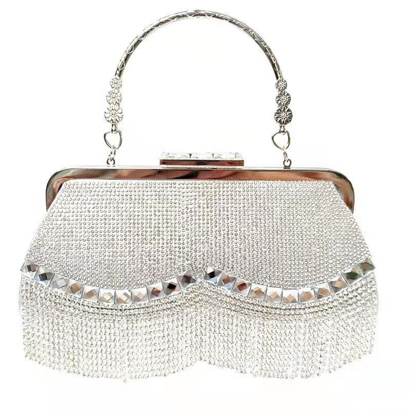 Hand Bag Diamond Clutch Bag