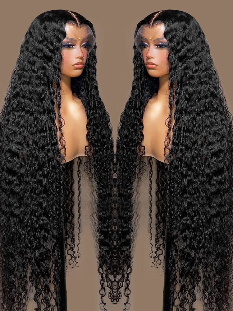 13x6 HD Water Wave Lace Front  Wigs Pre Plucked