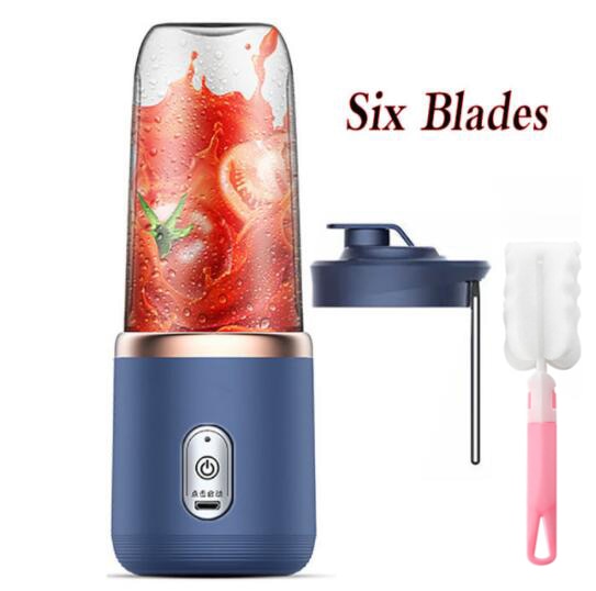 Portable Juicer Blender 300ml Electric Fruit Juicer USB Charging Lemon Orange Fruit Juicing Cup Smoothie Blender Machine