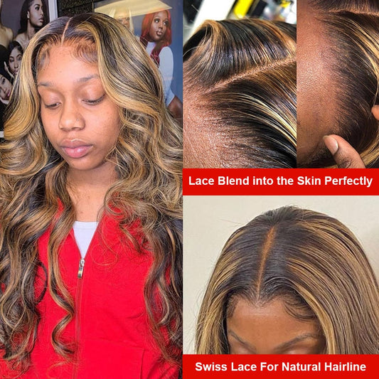 Honey Blonde Lace Frontal Wig