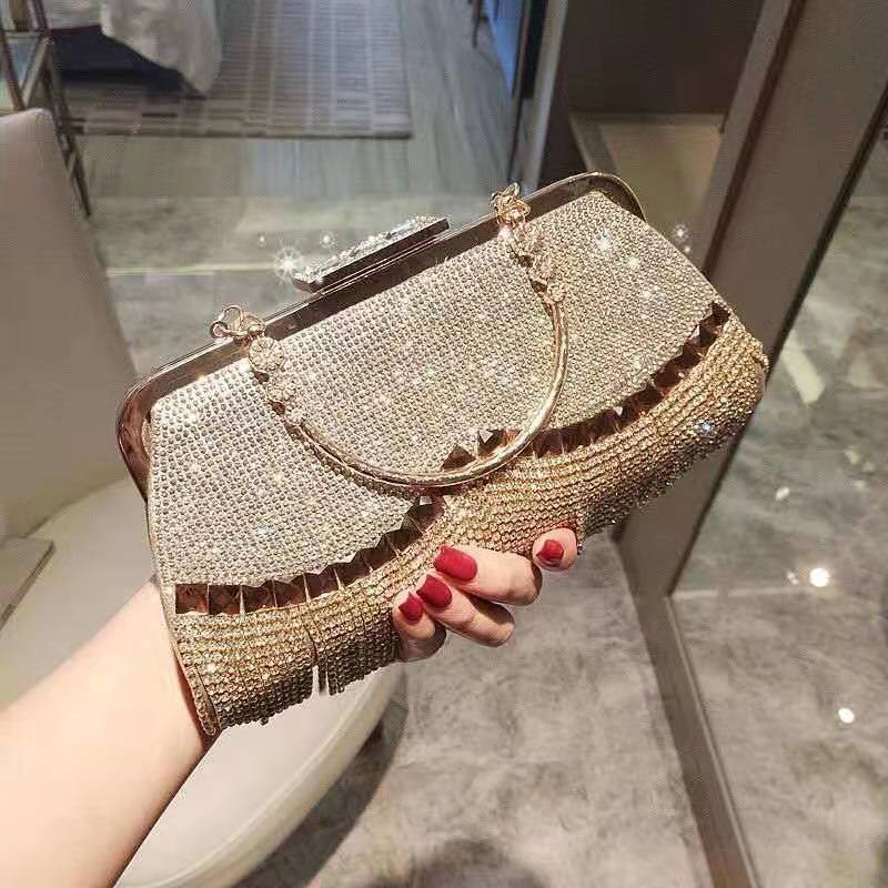 Hand Bag Diamond Clutch Bag