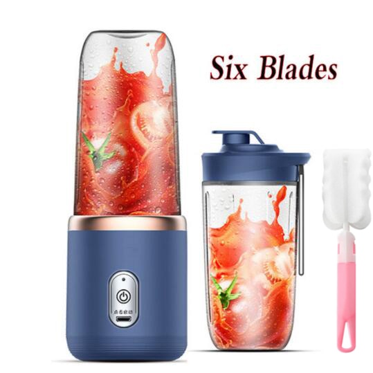 Portable Juicer Blender 300ml Electric Fruit Juicer USB Charging Lemon Orange Fruit Juicing Cup Smoothie Blender Machine